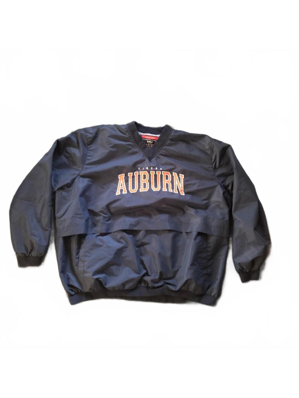 Franchise Club Auburn Tigers Pullover Windbreaker Jacket 4XL